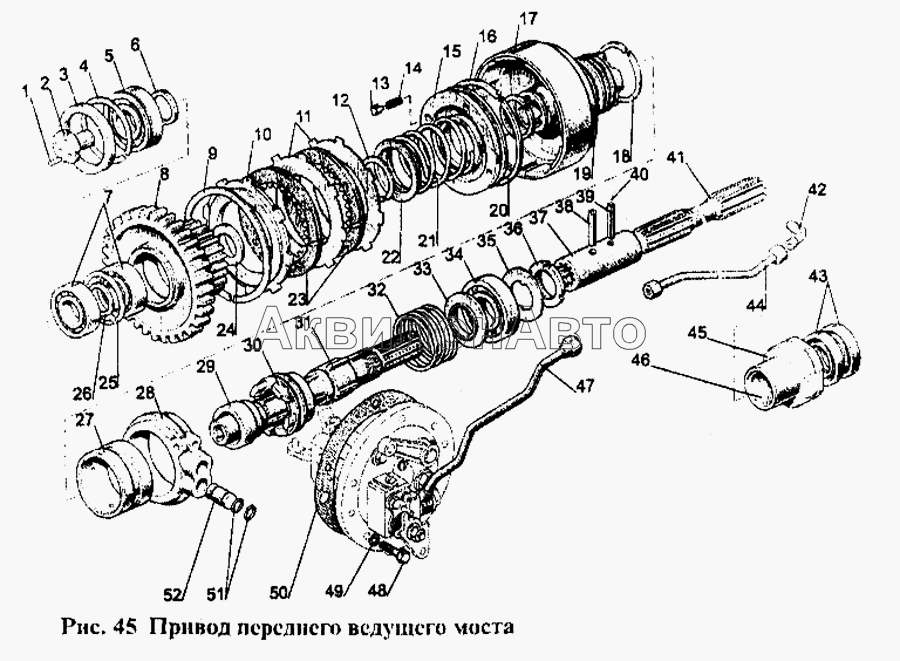 Комплект прокладок переднего моста МТЗ - купить по выгодной цене с доставкой в Москве