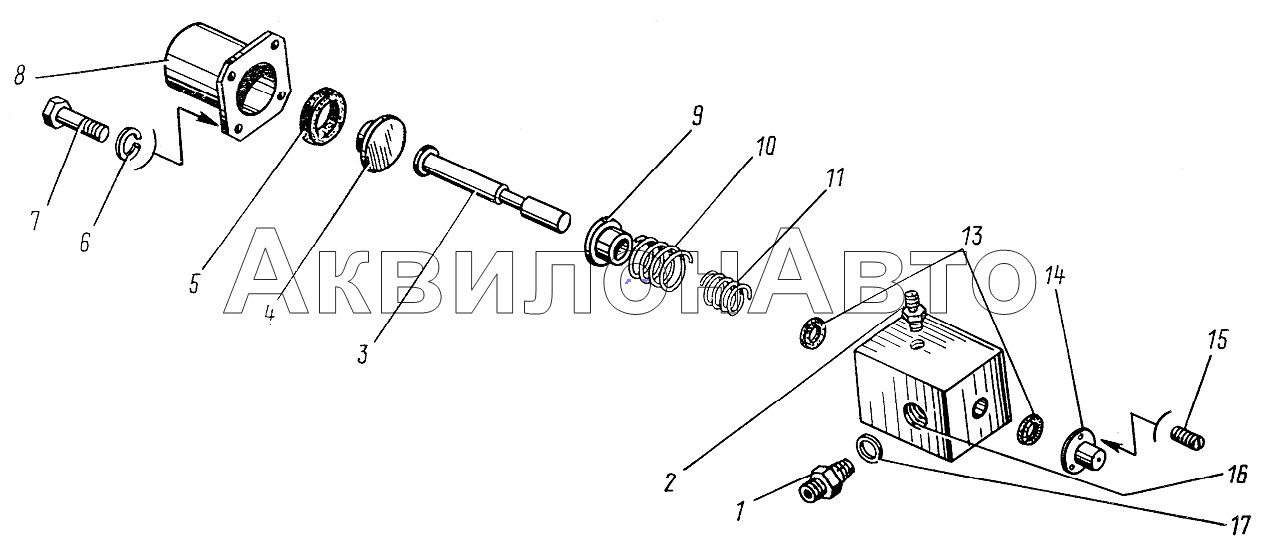 Akvilonavto Tveks Ek 18 20 Eo 3322b 60 05 000 Klapan Pnevmogidravlicheskij