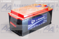 Аккумулятор Кайнар "L-POWER" +справа конус (6СТ-190 АПЗ Euro п.п.) от АквилонАвто