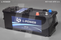 Аккумулятор Кайнар "L-POWER" +слева (6СТ-140 АПЗ о.п.) от АквилонАвто
