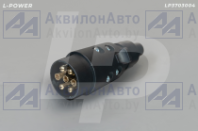 Вилка электрическая, пластик, 12В, 7контактов L-POWER (LP3703004) от АквилонАвто
