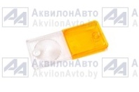 Рассеиватель переднего фонаря (желтый+белый польская кабина) (А) (WO6L/WO7P) от АквилонАвто