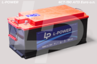 Аккумулятор Кайнар "L-POWER" +слева конус (6СТ-190 АПЗ Euro о.п.) от АквилонАвто