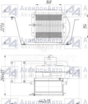 Отопитель в сборе МТЗ 80, 82 (80-8101720) (ОТ 80К.13.000) от АквилонАвто