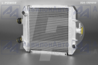 Радиатор алюминиевый МТЗ 4 рядный (68 мм) L-POWER (320-1301010) от АквилонАвто