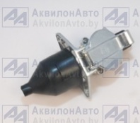 Вилка+розетка комплект металл, 7 контактов, 24В с уплотнит. кольцом (ПС-325 АЕ ЕВРО) от АквилонАвто