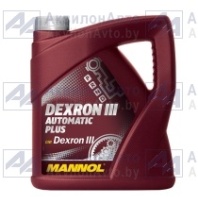 Масло трансмиссионное для АКПП (8206 Mannol ATF Dexron III Automatic Plus 4 л.) от АквилонАвто