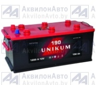 Аккумулятор Кайнар "UNIKUM" +слева конус (6СТ-190 АПЗ Euro о.п.) от АквилонАвто