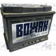 Аккумулятор Кайнар "ВОЖАК Premium" +справа (6СТ-64 АПЗ о.п.) от АквилонАвто