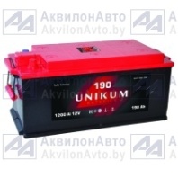 Аккумулятор Кайнар "UNIKUM" +справа  конус (6СТ-190 АПЗ п.п.) от АквилонАвто