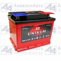 Аккумулятор Кайнар "UNIKUM" +справа (6СТ-60 АПЗ о.п. ) от АквилонАвто